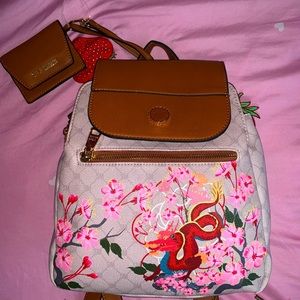 Steve Madden BMorgan Dragon Backpack- Multi/Cream/BRAND NEW